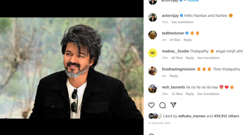 Vijay Thalapathy Instagram