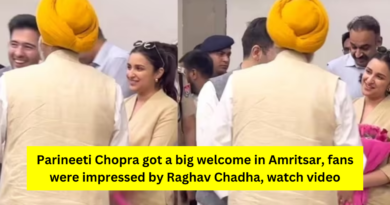 Parineeti Chopra Amritsar Welcome Video