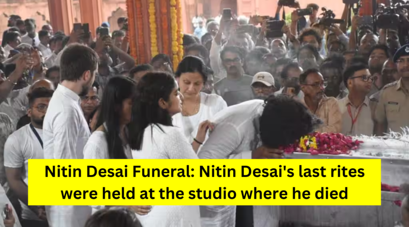 Nitin Desai Funeral