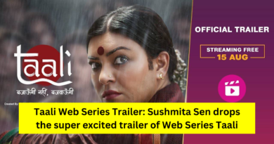 Taali Web Series Trailer