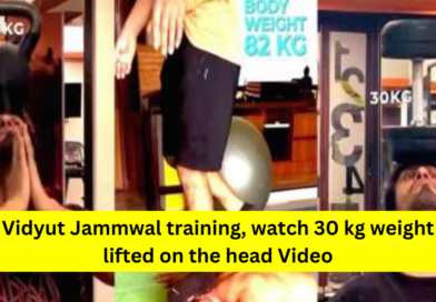 Vidyut Jammwal training video