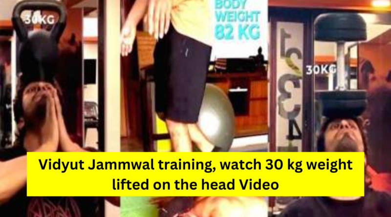 Vidyut Jammwal training video